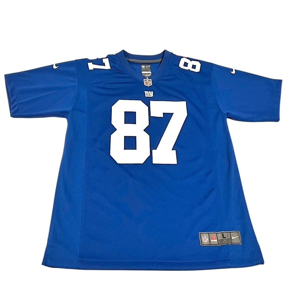 Nike‎ New York Giants Sterling Shepard 87 Jersey Youth Large Blue NFL On Field